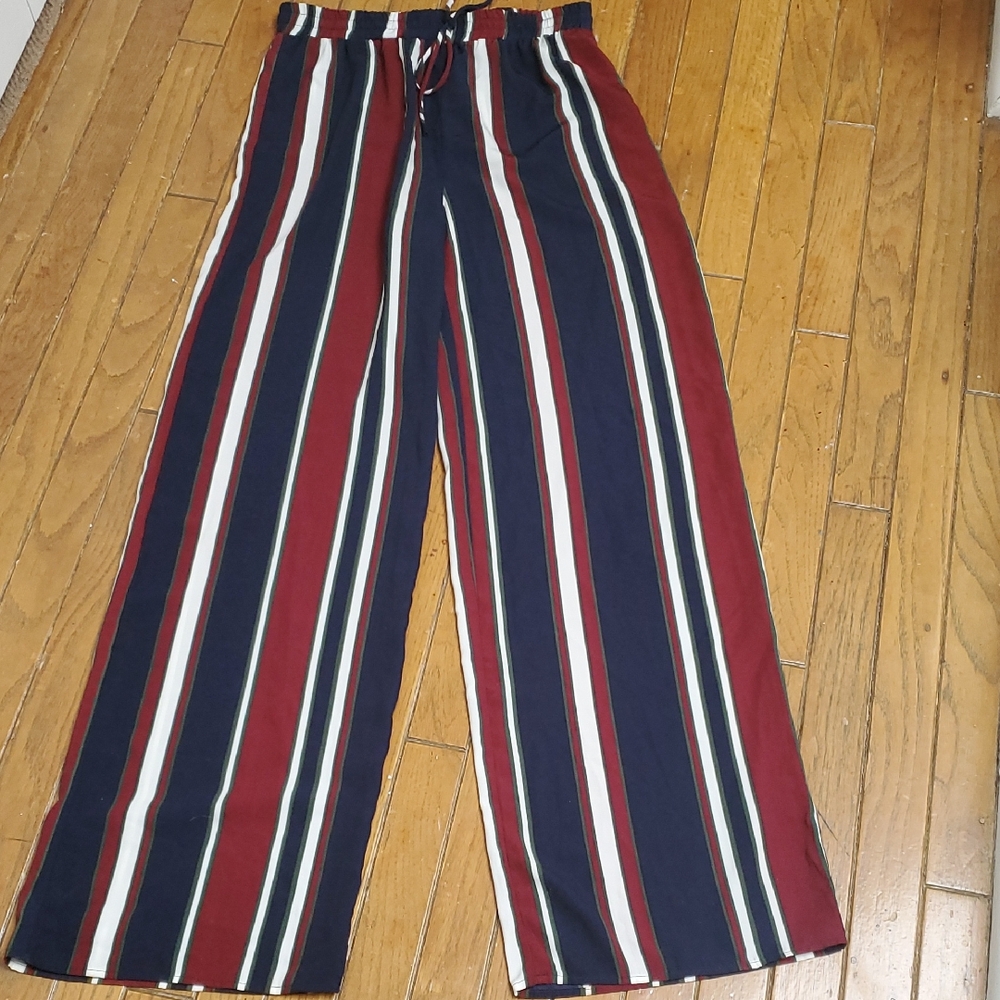 ADORA Multicolor Striped Wide Leg Pants